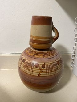 Cántaro De Barro con vaso