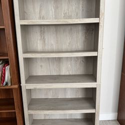 Light Gray Bookcase/bookshelf