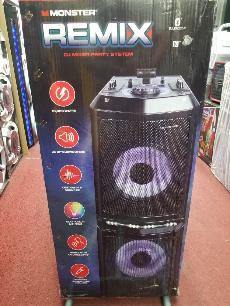 Monster remix all hot sale in one speaker