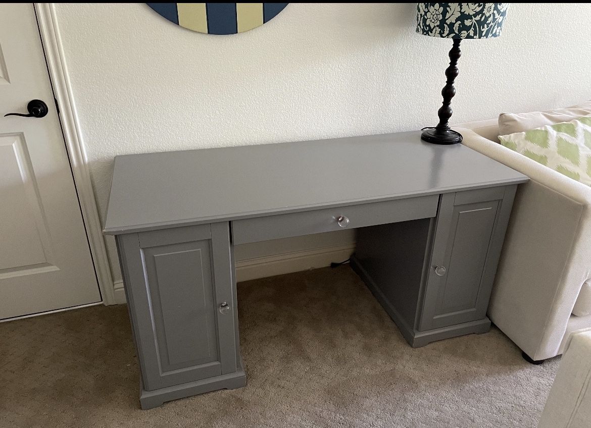 Grey IKEA Work/Study Desk