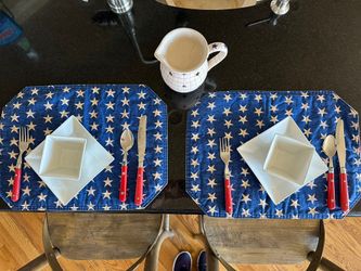 Six Reversible Table Placemats