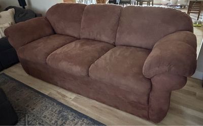Brown 3-Seat Sofa