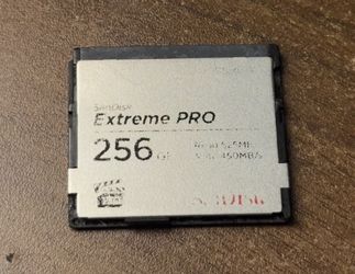 SanDisk Extreme PRO 256GB CompactFlash CF Card 160MB/s