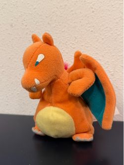 Vintage Pokemon Charizard Bean Bag Plush 1998 Nintendo Game Freak 6”