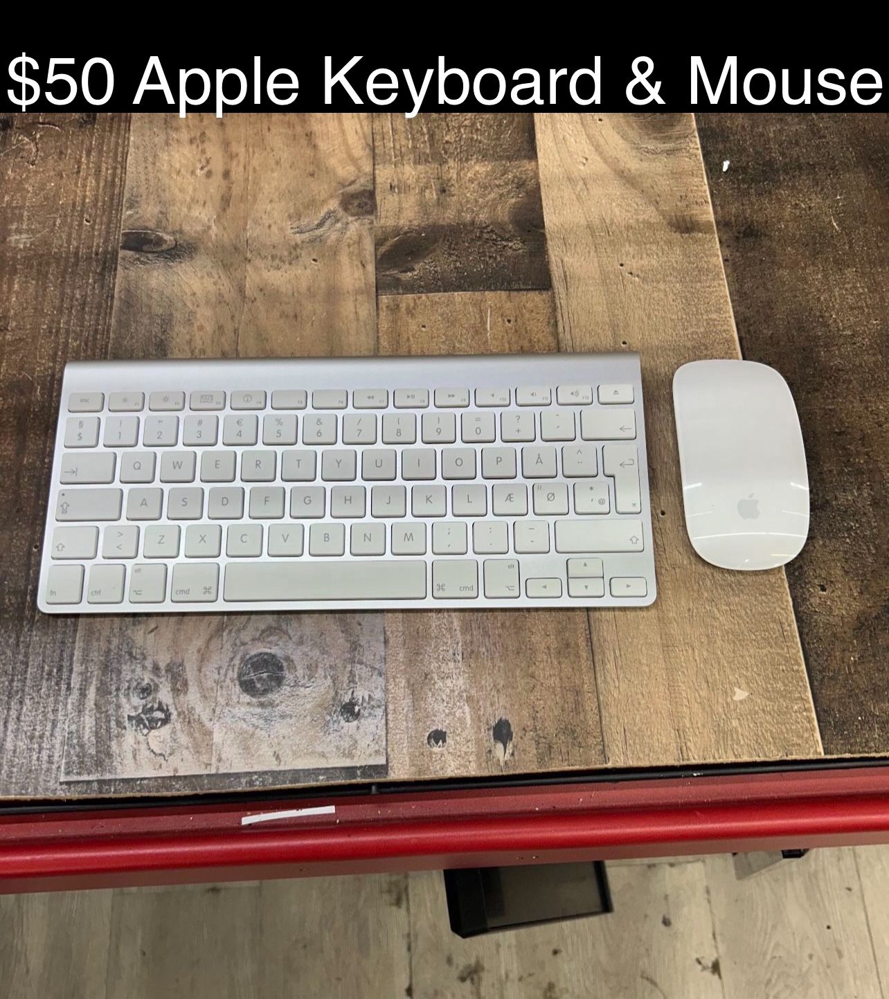 Apple Bluetooth Keyboard and Mouse