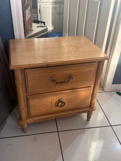 Wooden side table