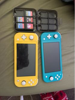 Nintendo switch lite and games