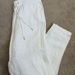 White linen pants / H&M (check all pics)