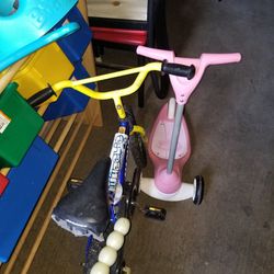 Kids Bike And Scooter 10 Bucks Set