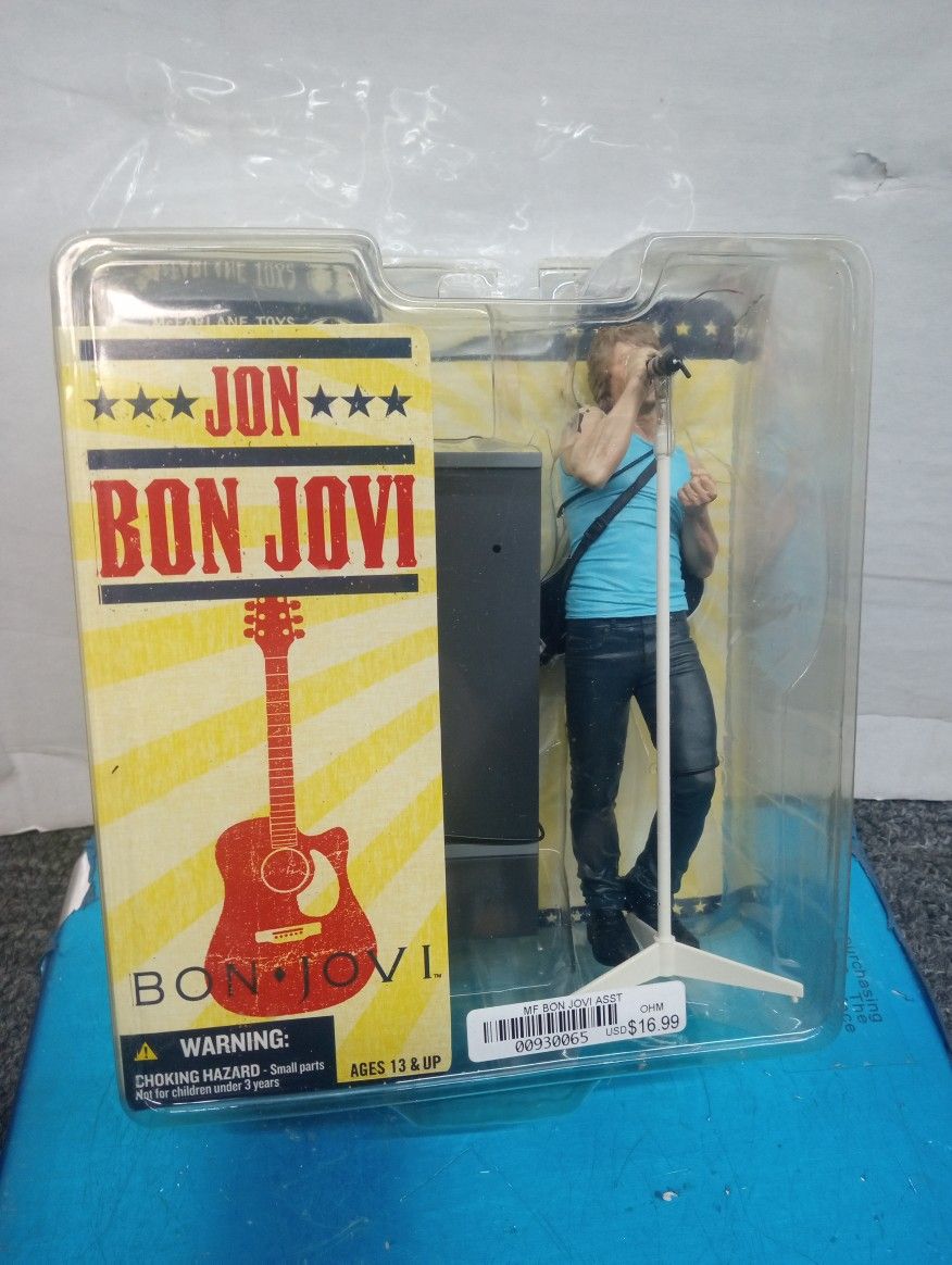 Jon Bon Jovi Action Figure 2007 Mc Farlane Toys