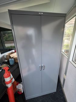 Uline storage cabinet 24x36x78