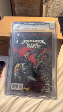 Batman vs Bane comic book CGC 9.4