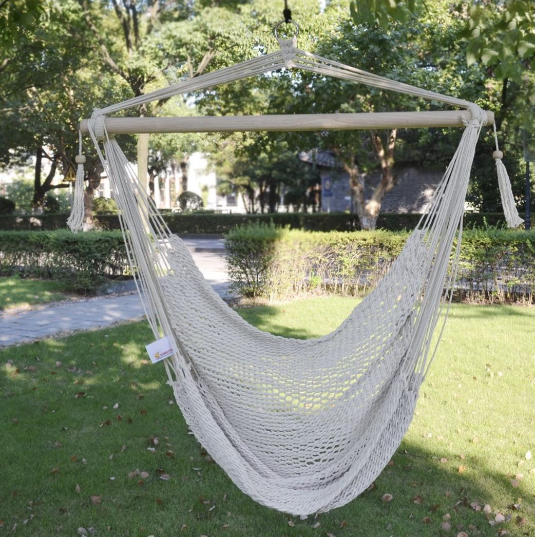 High quality beige hammock swing