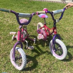 2 Little Girl Bikes