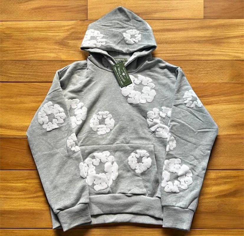 Gray Denim Tears Hoodie SS23