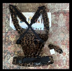 Artipoppe Zeitgeist Baby Carrier Leopard Brown/Black Cotton Adjustable