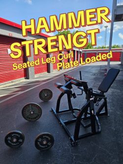 For Just $650 / Hammer Strength Seated Leg Curl + 45x2 + 25x2. Miami 33130. Delivery for extra

Professional-grade Hammer Strength plate-loaded seated