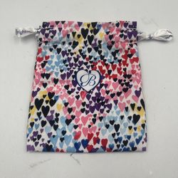 Brighton Cloth Jewelry Bag Drawstring Pouch Travel & Jewelry Storage 