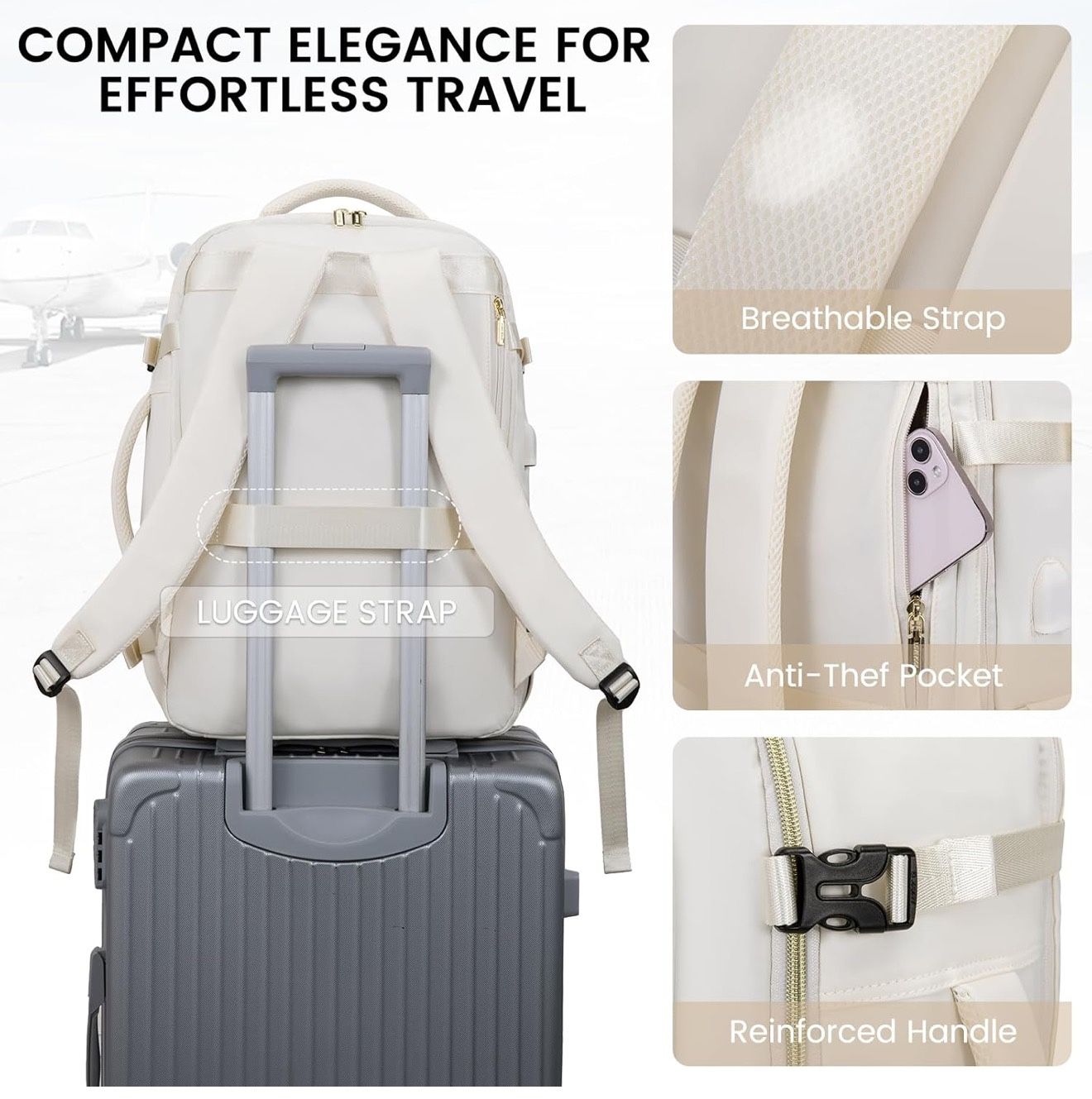 aviator travel backpack Expandos MR9299: Top-Selling Expandable Your embroidery will appear Color:Baltic over-10 How I'd Backpack Southeast