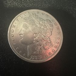 1881 Morgan Silver Dollar 