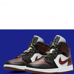 WMNS JORDAN 1 MID SE 'GOLD PENDANTS'