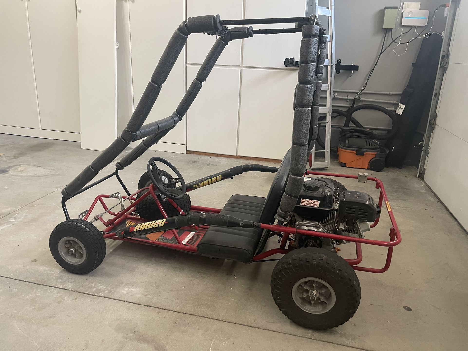 Manco 2 Seater Go Kart Cart 212cc predator Engine