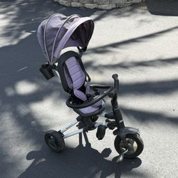 Joovy Tricycoo Kids Tricycle Stroller - Purple - Good Condition