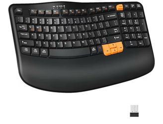 Ergonomic Wireless Keyboard.