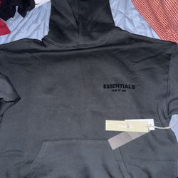 Black Essentials hoodie