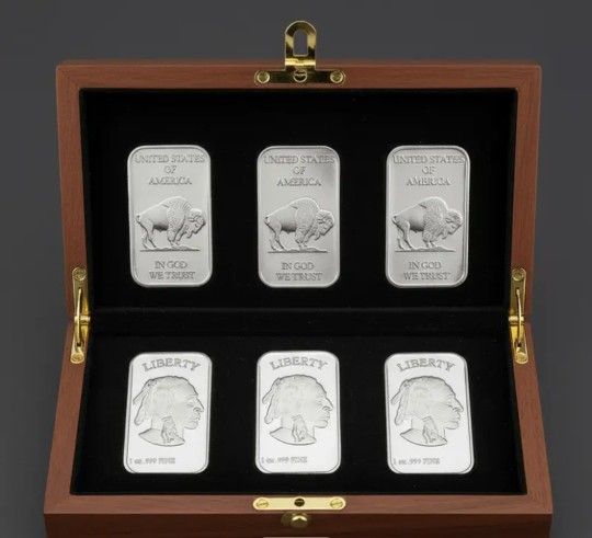 1 Troy Ounce 999 Silver Bars