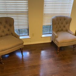 2 Fabric Chairs