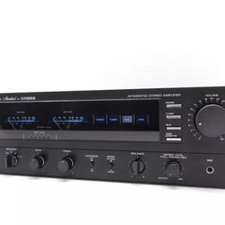 Fisher CA-880  Stereo Amplifier with VU meters, vintage audio