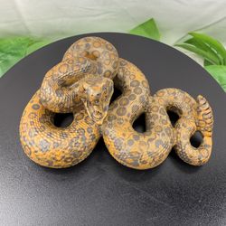 Crystal Stone Snake Carving