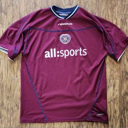 Heart of Midlothian F.C. Reebok Soccer Jersey