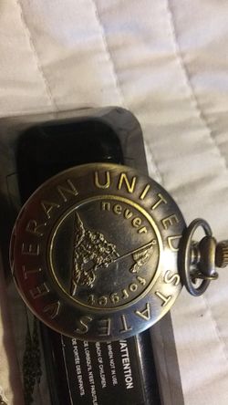 United States veteran pocket watch