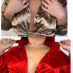 Designer Satin Blouses 