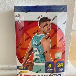 20-21 NBA Hoops Hobby Box (24 PACKS) 192 CARDS Total