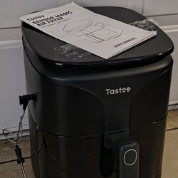 Tastee Ceramic Air Fryer, 8-in-1 Compact 5.5QT AirFryers, 450°F