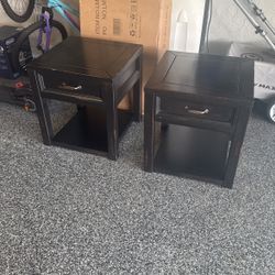 Wood End Tables