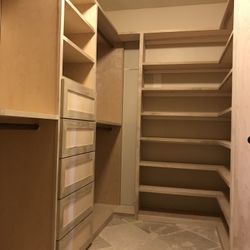 Closets Personalized Shelves Pantrys