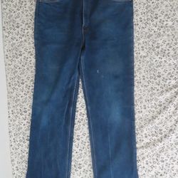 Vintage Levis 517 (20(contact info removed)) Orange Tab Jeans Made In USA Size 38x32 workwear