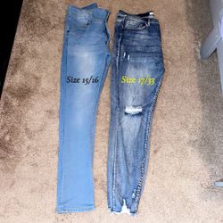 15/16  & 17/33 Women jeans 