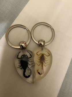 2.7 Inch Heart Shaped Key Chain 