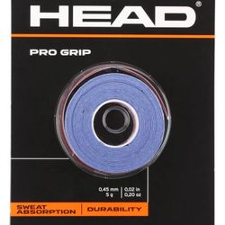 Head Pro Grip Blue Tennis/Pickleball Overgrip Pack Of 3