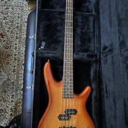 Ibanez Bass Guitar with hard case