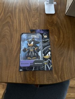 🔥DC Comics Sonic The Hedgehog - SHADOW As BATMAN Jakks Pacific 5 Inch Figure🔥