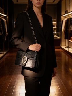 Black rectangular bag