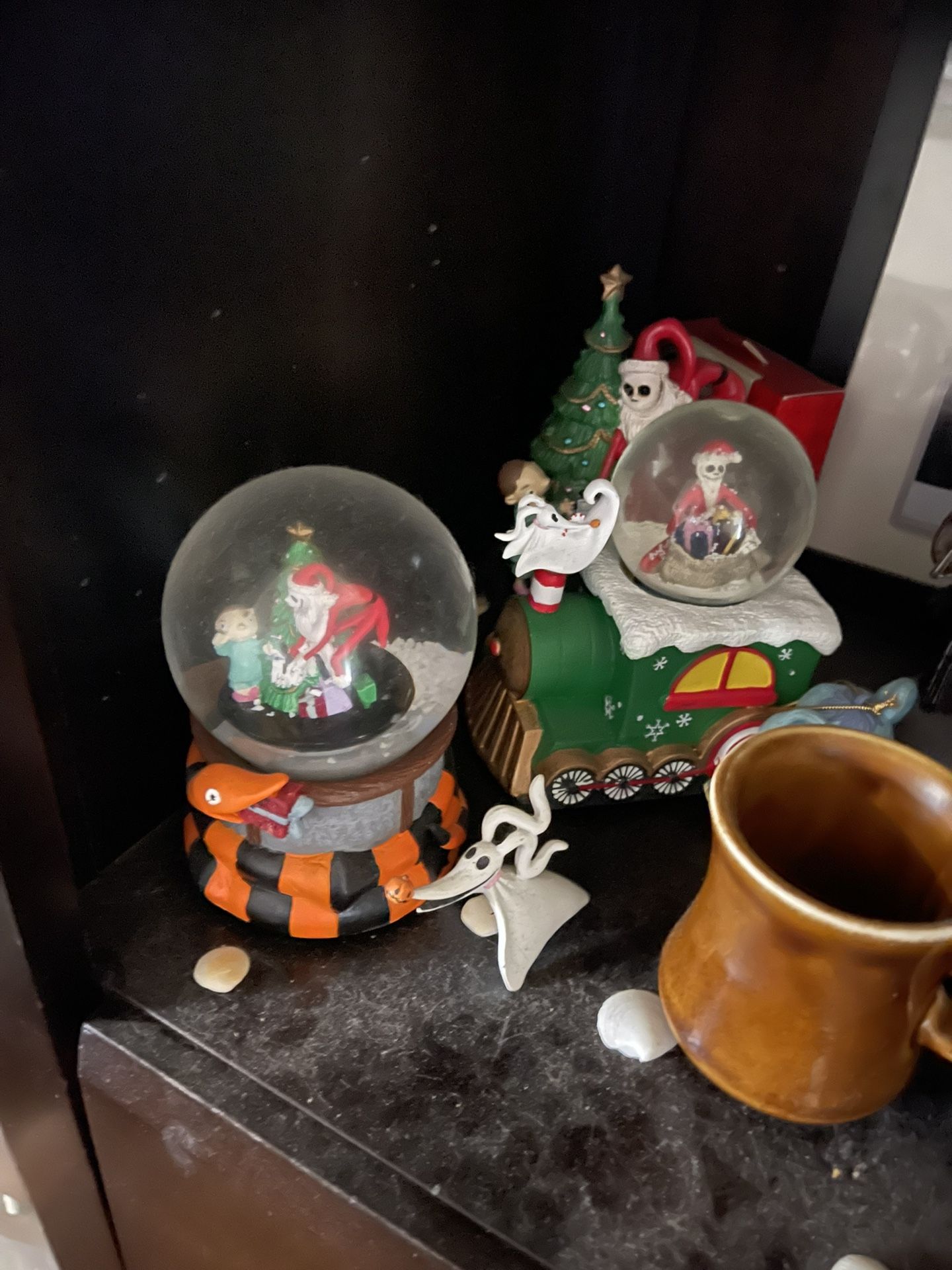 Huge Collection Of Nightmare Before Christmas, Snow, Globes, And Figurines
