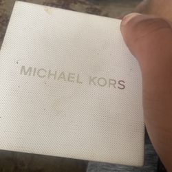 Mini Pilot Pavé Gold-Tone And Logo Silicone Watch In White Band 