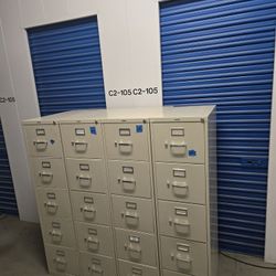 Metal File Cabinet Letter Size With Key $70 Each